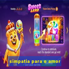 simpatia para o amor