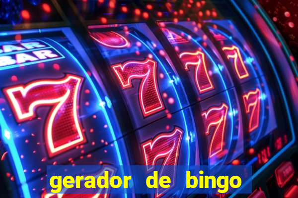 gerador de bingo de palavras