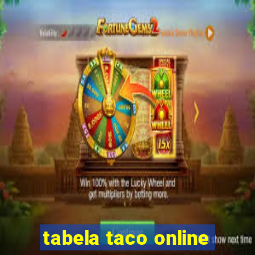 tabela taco online